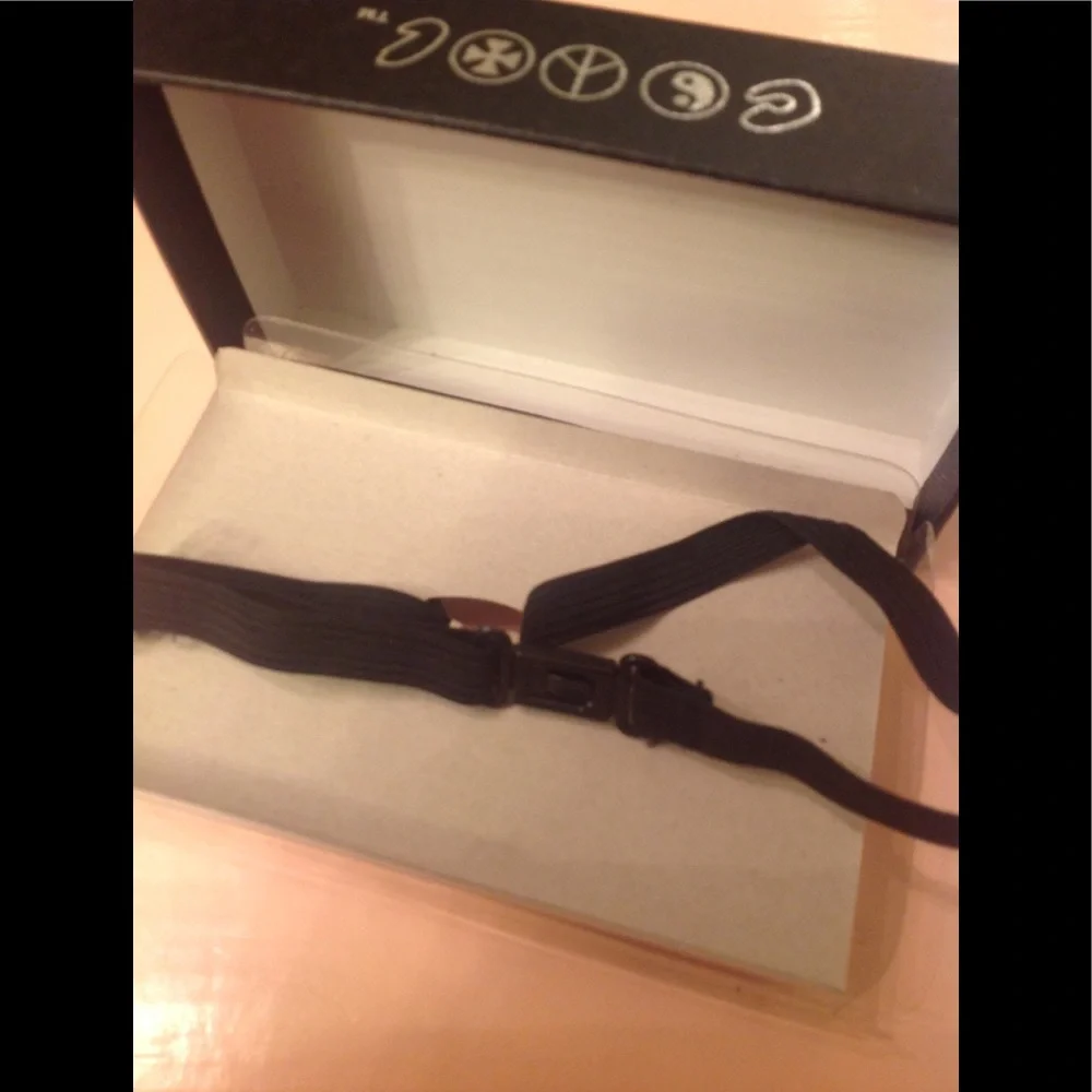 Adjustable Checkered Bow Tie NIB